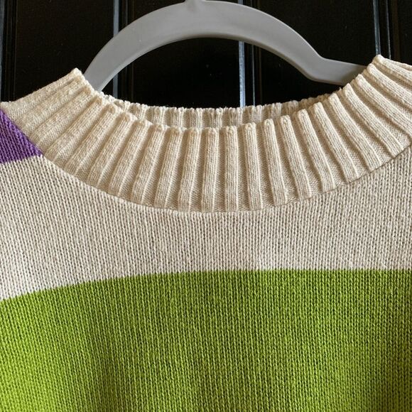 Vintage Knitsystems Striped Knit Sweater | Medium - Picture 4 of 7